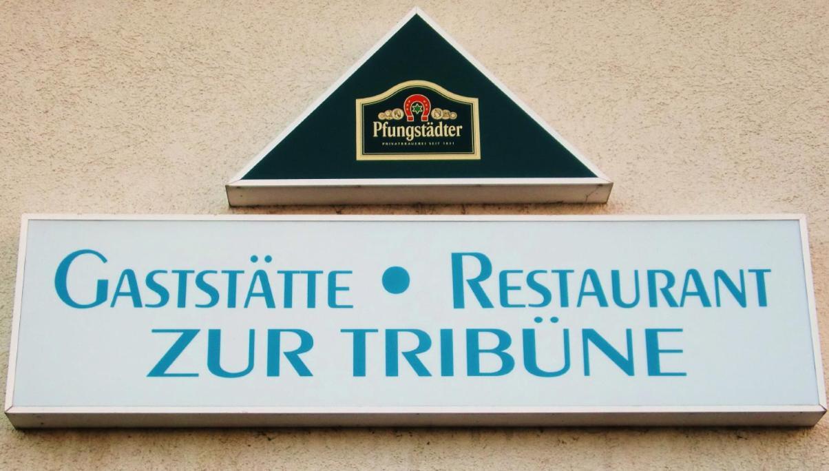 Gaststaette Zur Tribuene Lejlighedshotel Pfungstadt Eksteriør billede